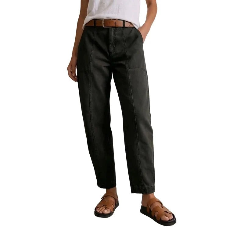 Nube - Pantalones utilitarios de talle alto y corte ajustado para mujer