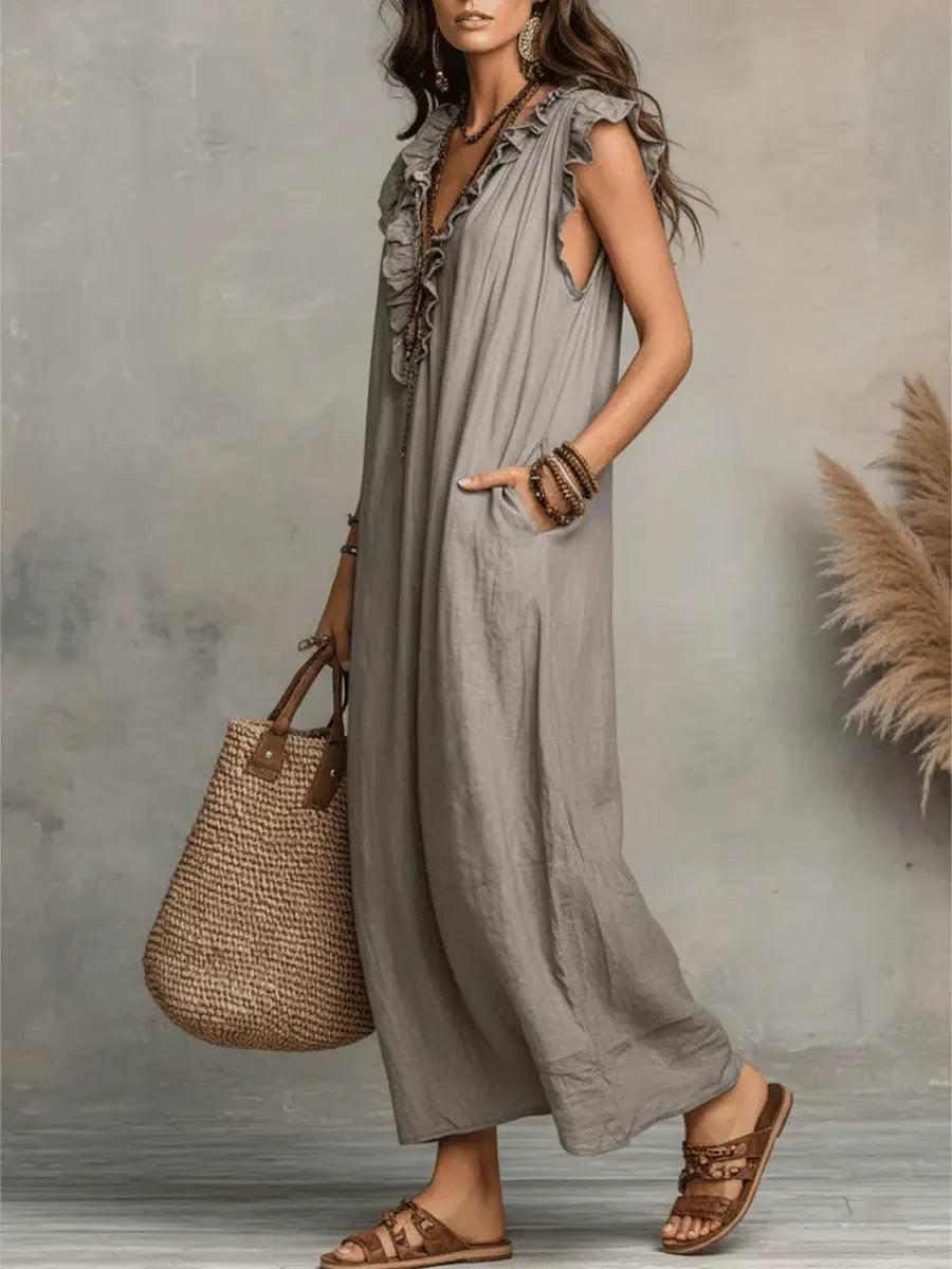 Lucía - Vestido largo bohemio