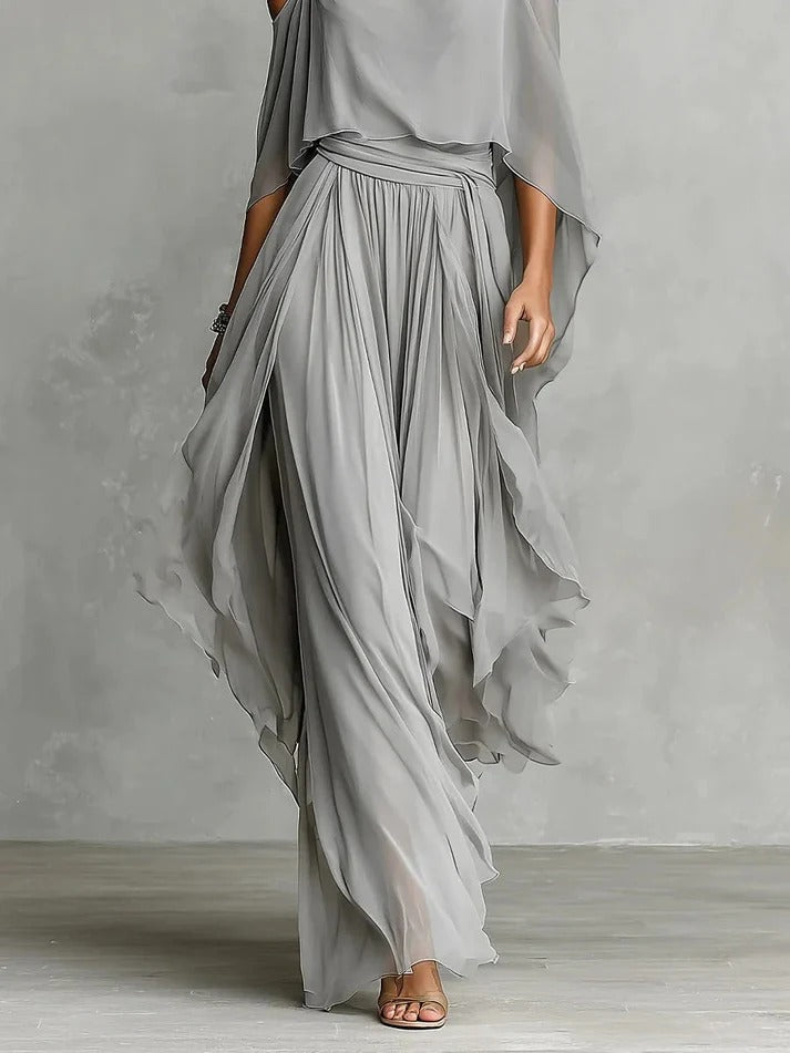 Farala - Conjunto gris fluido