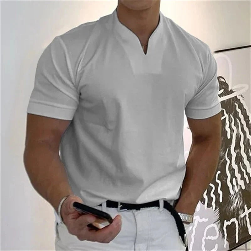 Jaén - Camiseta de manga corta para hombre, estilo ejecutivo y deportivo