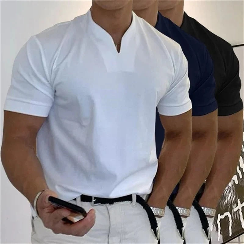 Jaén - Camiseta de manga corta para hombre, estilo ejecutivo y deportivo
