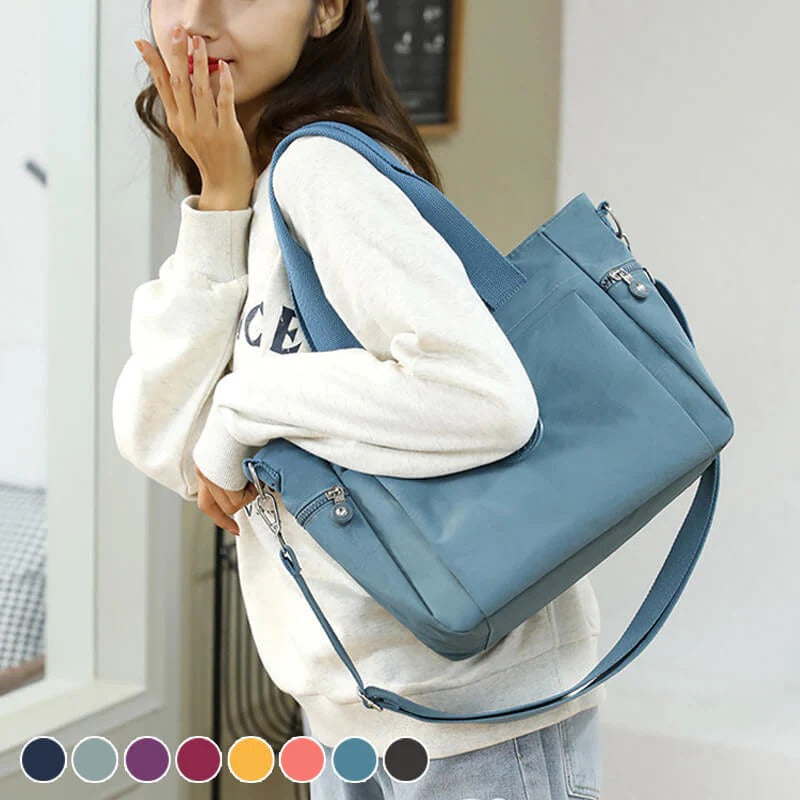 Sierra Morena - Bolso tote multicolor de gran capacidad para mujer