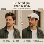 Francia - Boina de hombre , lino de verano