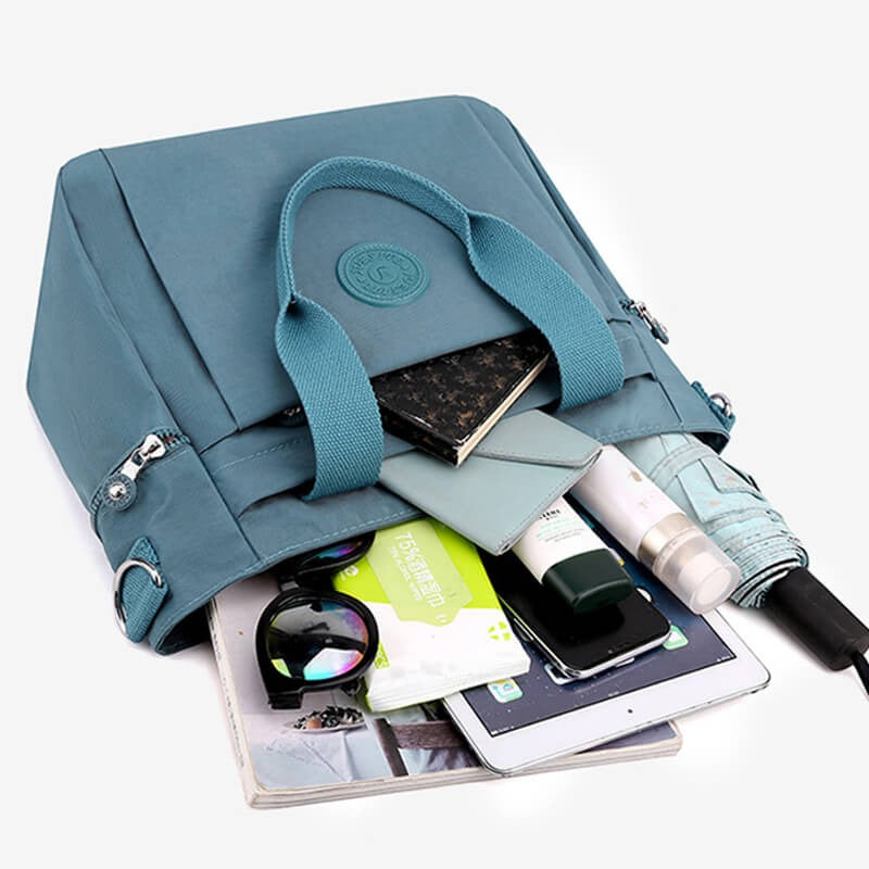 Sierra Morena - Bolso tote multicolor de gran capacidad para mujer