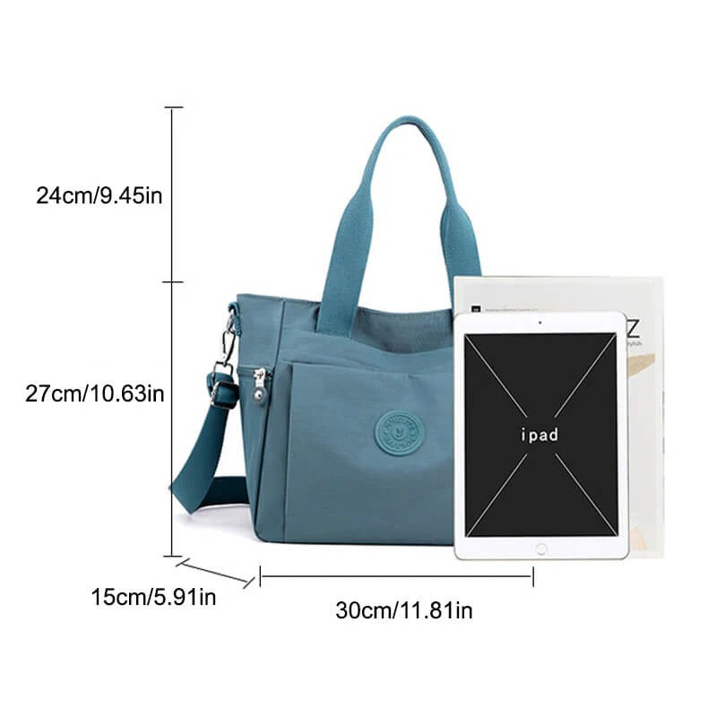 Sierra Morena - Bolso tote multicolor de gran capacidad para mujer