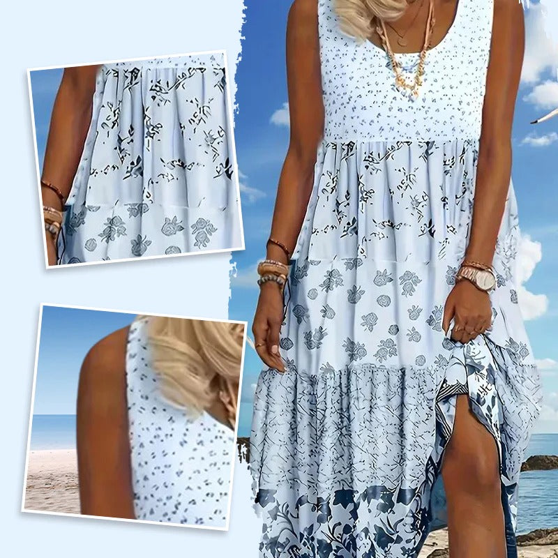 Triana - Vestido sin mangas para mujer, estilo bohemio