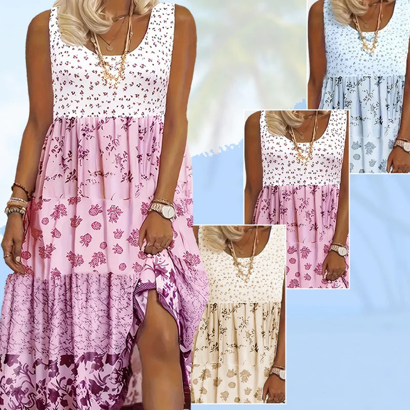 Triana - Vestido sin mangas para mujer, estilo bohemio