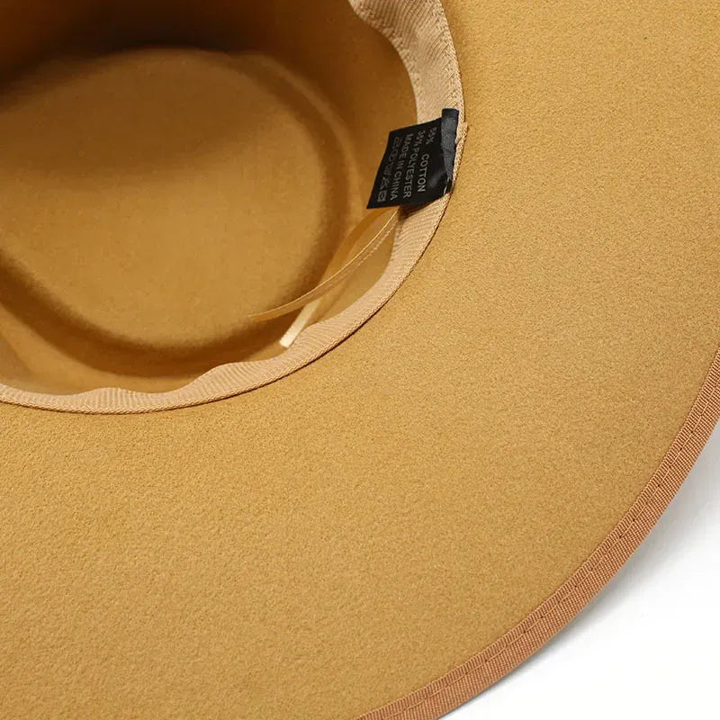 Alemania - Sombrero fedora de algodón con cordón trenzado