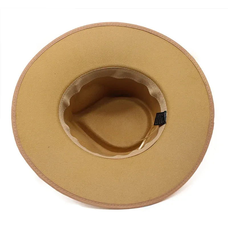 Alemania - Sombrero fedora de algodón con cordón trenzado