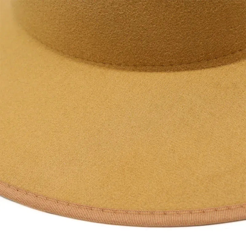 Alemania - Sombrero fedora de algodón con cordón trenzado