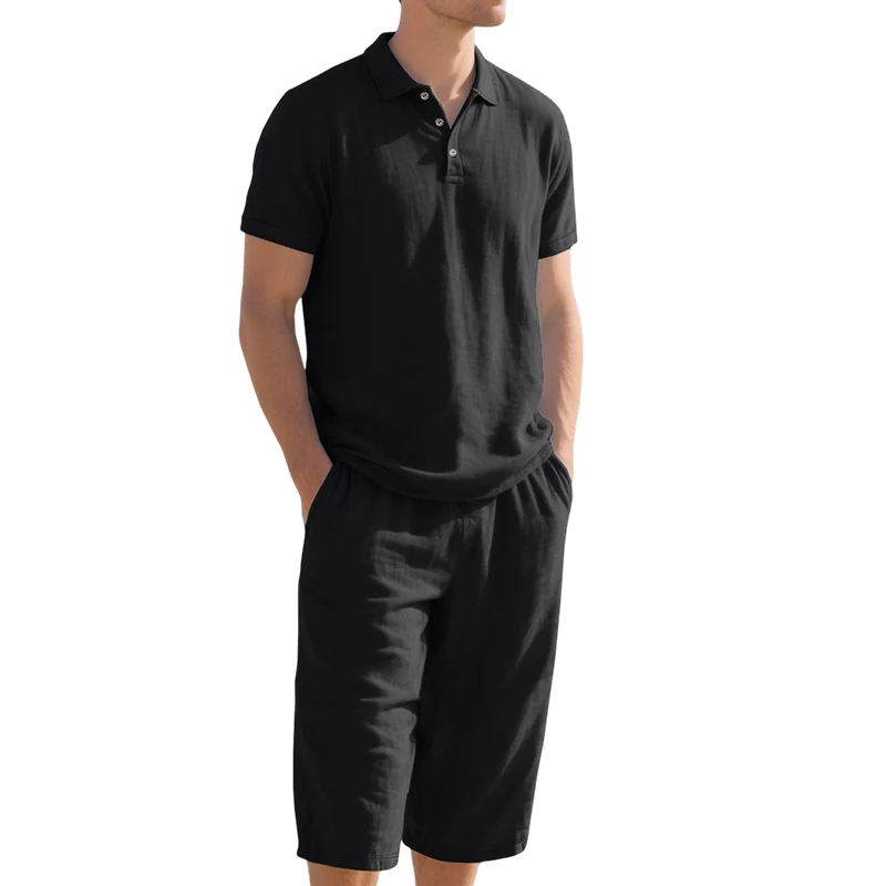 Granada - Conjunto informal de camisa y pantalón de lino