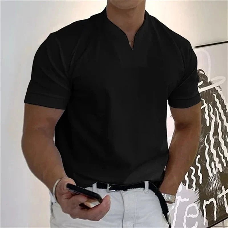 Jaén - Camiseta de manga corta para hombre, estilo ejecutivo y deportivo