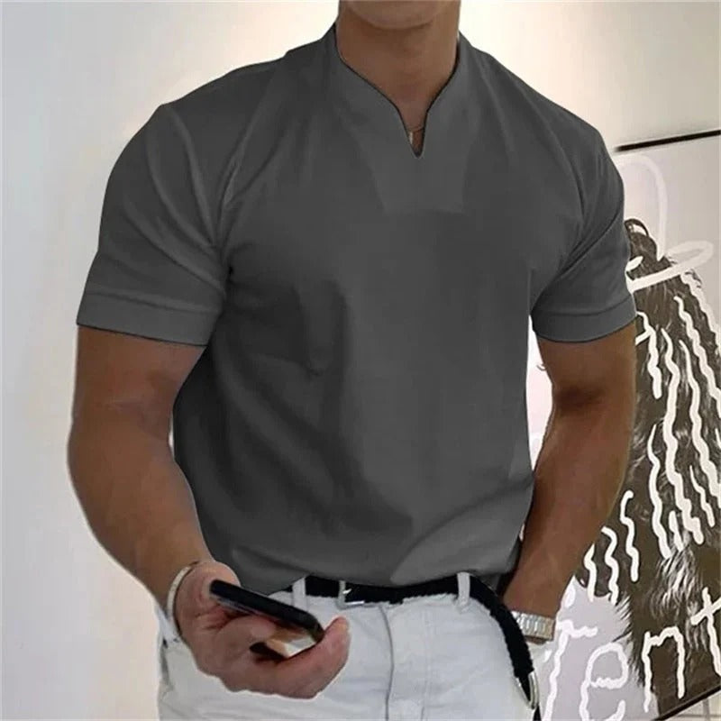 Jaén - Camiseta de manga corta para hombre, estilo ejecutivo y deportivo